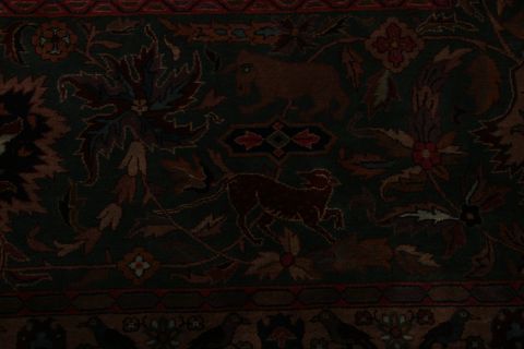 Agra Red Hand Knotted 151 X 201 Area Rug 155-74550 Image 5