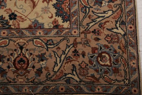 Kashan White Runner Hand Knotted 80 X 1911  Area Rug 155-74556 Image 4