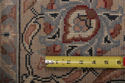 Kashan White Runner Hand Knotted 80 X 1911  Area Rug 155-74556 Image 7