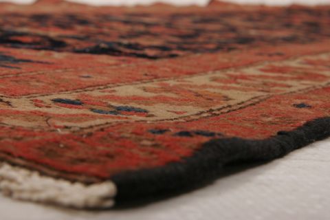 Malayer Blue Runner Hand Knotted 211 X 136 Area Rug 155-74561 Image 4