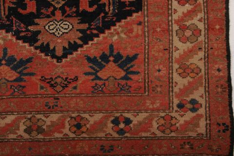 Malayer Blue Runner Hand Knotted 211 X 136 Area Rug 155-74561 Image 5