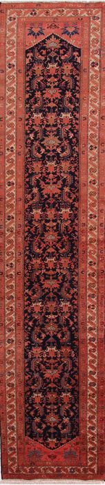Malayer Blue Runner Hand Knotted 211 X 136 Area Rug 155-74561 Image 0