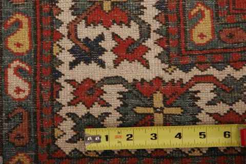 Kazak Red Square Hand Knotted 54 X 55 Area Rug 155-74570 Image 8