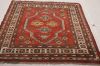 Kazak Red Square Hand Knotted 54 X 55 Area Rug 155-74570 Thumb 2
