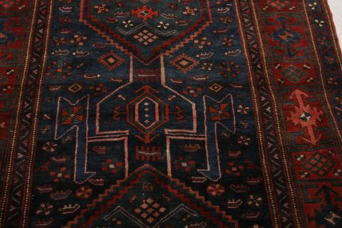 Malayer Blue Runner Hand Knotted 410 X 911 Area Rug 155-74572 Image 5