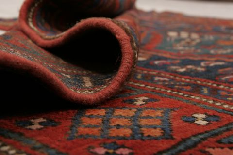 Malayer Blue Runner Hand Knotted 410 X 911 Area Rug 155-74572 Image 8