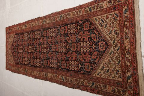 Malayer Multicolor Runner Hand Knotted 34 X 115 Area Rug 155-74593 Image 2