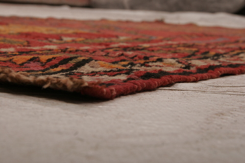 Shiraz Multicolor Runner Hand Knotted 36 X 710  Area Rug 155-74598 Image 7