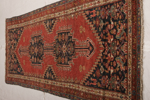 Malayer Multicolor Runner Hand Knotted 35 X 101 Area Rug 155-74600 Image 1