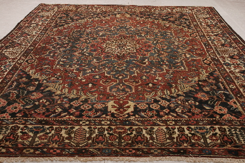 Bakhtiar Multicolor Hand Knotted 1010 X 131 Area Rug 155-74612 Image 1