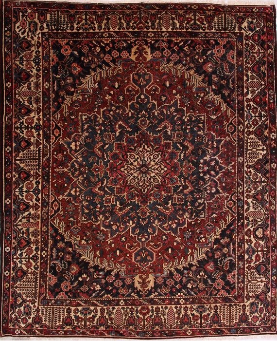 Bakhtiar Multicolor Hand Knotted 1010 X 131 Area Rug 155-74612 Image 0
