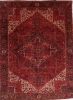 Heriz Red Hand Knotted 101 X 135 Area Rug 155-74613 Thumb 0