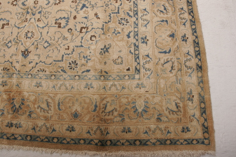 Kashan Multicolor Hand Knotted 82 X 112  Area Rug 155-74617 Image 6