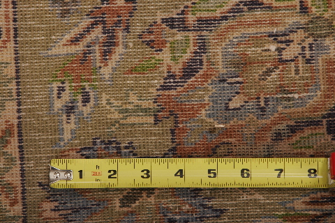 Kashan Multicolor Hand Knotted 98 X 1211  Area Rug 155-74621 Image 2