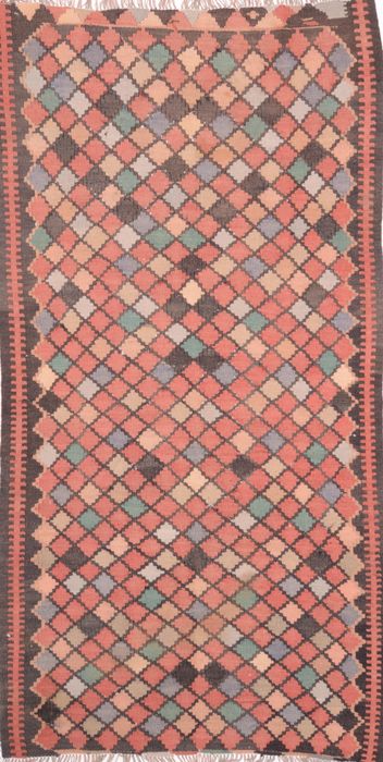 Kilim Purple Flat Woven 44 X 83  Area Rug 100-74625 Image 0