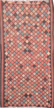 Kilim Purple Flat Woven 4'4" X 8'3"  Area Rug 100-74625