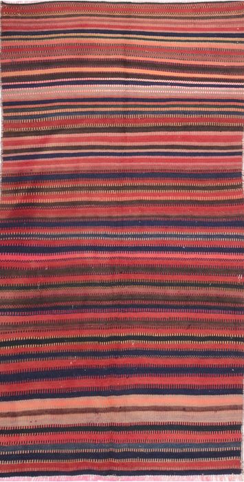 Kilim Multicolor Flat Woven 47 X 80  Area Rug 100-74627 Image 0