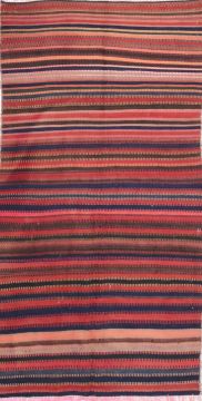 Kilim Multicolor Flat Woven 4'7" X 8'0"  Area Rug 100-74627