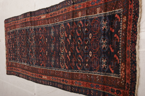 Malayer Black Runner Hand Knotted 38 X 108 Area Rug 155-74628 Image 1