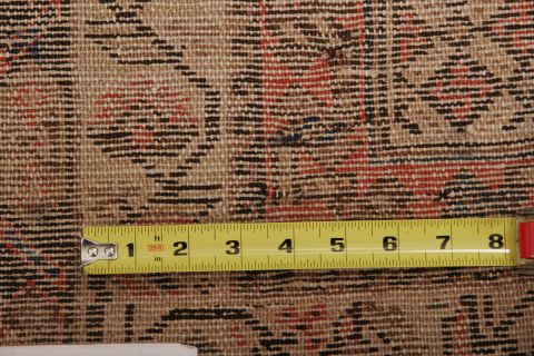 Sanandaj Multicolor Runner Hand Knotted 33 X 128 Area Rug 155-74632 Image 2