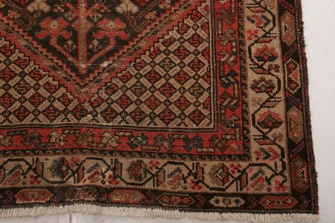 Sanandaj Multicolor Runner Hand Knotted 33 X 128 Area Rug 155-74632 Image 5