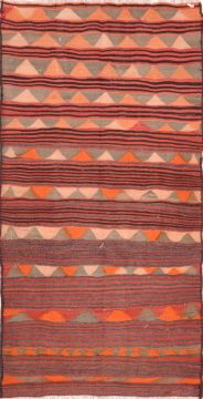 Kilim Multicolor Flat Woven 4'6" X 8'5"  Area Rug 100-74636