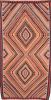 Kilim Multicolor Runner Flat Woven 44 X 811  Area Rug 100-74641 Thumb 0
