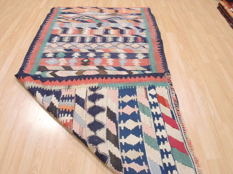 Kilim Multicolor Flat Woven 311 X 82 Area Rug 100-74642 Image 9