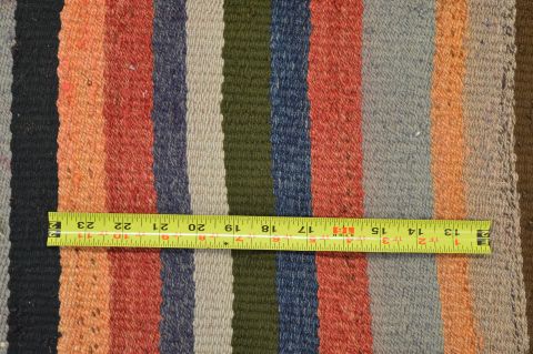 Kilim Multicolor Runner Flat Woven 42 X 91 Area Rug 100-74652 Image 1