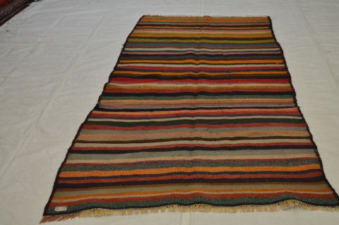 Kilim Multicolor Runner Flat Woven 42 X 91 Area Rug 100-74652 Image 4