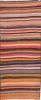 Kilim Multicolor Runner Flat Woven 42 X 91 Area Rug 100-74652 Thumb 0