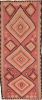 Kilim Purple Runner Flat Woven 49 X 112  Area Rug 100-74655 Thumb 0