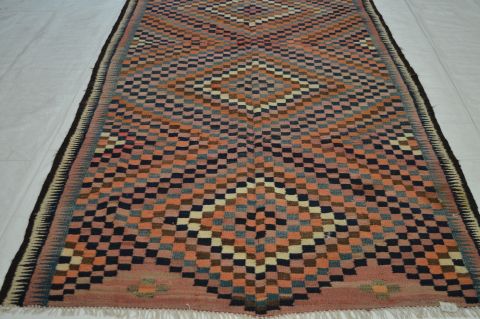 Kilim Purple Flat Woven 51 X 93 Area Rug 100-74658 Image 4