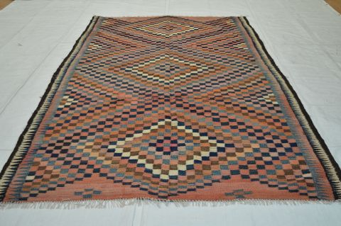 Kilim Purple Flat Woven 51 X 93 Area Rug 100-74658 Image 7