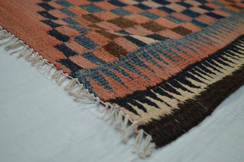 Kilim Purple Flat Woven 51 X 93 Area Rug 100-74658 Image 8