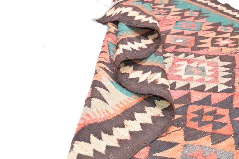 Kilim Brown Flat Woven 51 X 94 Area Rug 100-74660 Image 3