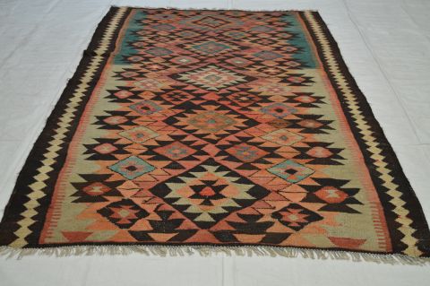 Kilim Brown Flat Woven 51 X 94 Area Rug 100-74660 Image 6