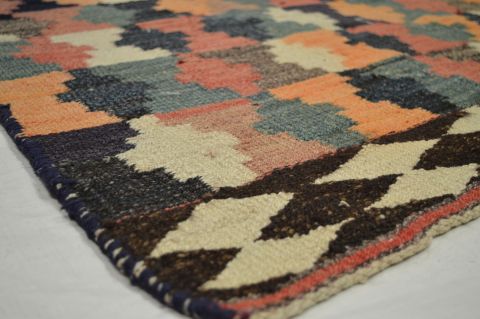Kilim Multicolor Runner Flat Woven 43 X 108 Area Rug 100-74662 Image 1