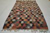 Kilim Multicolor Runner Flat Woven 43 X 108  Area Rug 100-74662 Thumb 3