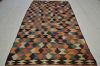 Kilim Multicolor Runner Flat Woven 43 X 108  Area Rug 100-74662 Thumb 9