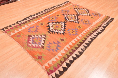 Kilim Purple Flat Woven 52 X 611 Area Rug 100-74664 Image 8