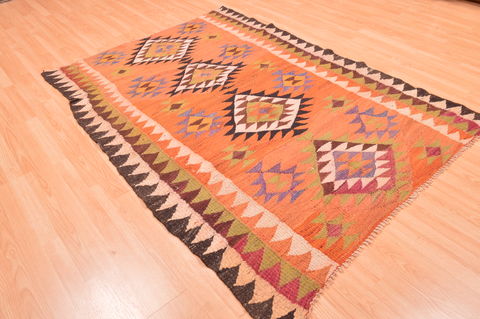 Kilim Purple Flat Woven 52 X 611 Area Rug 100-74664 Image 9