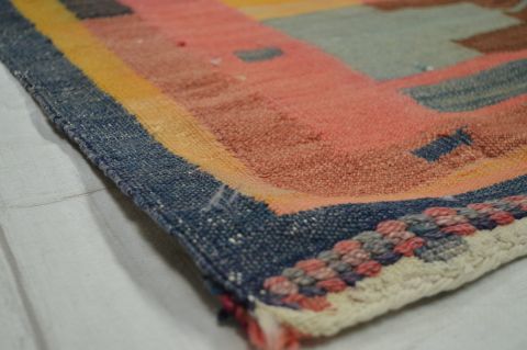 Kilim Yellow Flat Woven 53 X 94 Area Rug 100-74669 Image 2