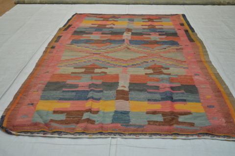 Kilim Yellow Flat Woven 53 X 94 Area Rug 100-74669 Image 3