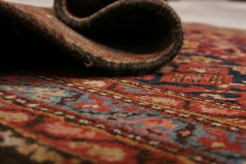 Malayer Multicolor Runner Hand Knotted 37 X 169 Area Rug 155-74672 Image 4