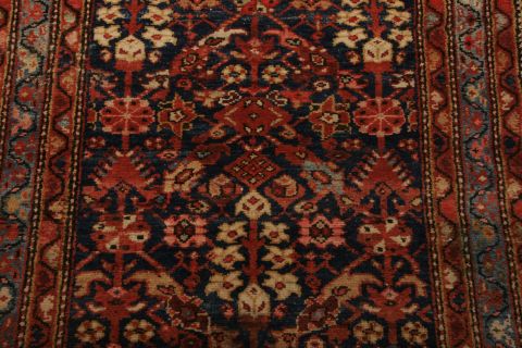 Malayer Multicolor Runner Hand Knotted 37 X 169 Area Rug 155-74672 Image 7