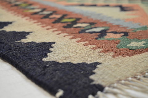 Kilim Green Flat Woven 41 X 70 Area Rug 100-74677 Image 2