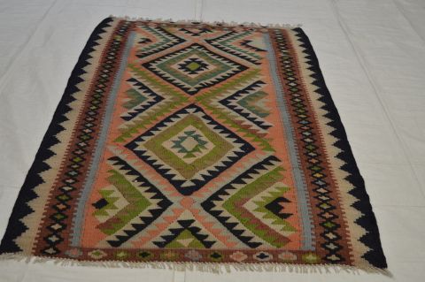 Kilim Green Flat Woven 41 X 70 Area Rug 100-74677 Image 6