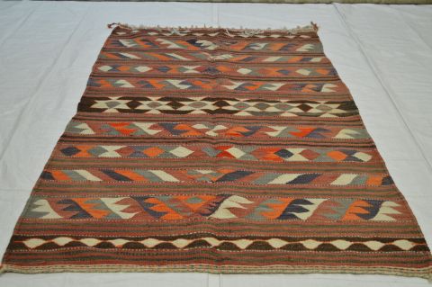 Kilim Purple Flat Woven 45 X 82 Area Rug 100-74678 Image 2