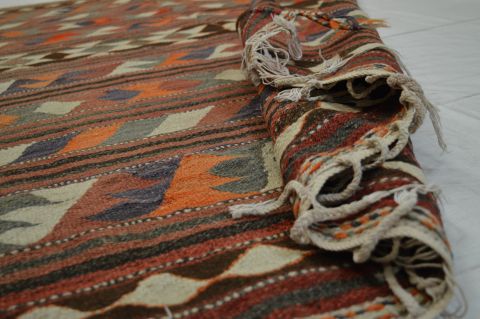 Kilim Purple Flat Woven 45 X 82 Area Rug 100-74678 Image 5